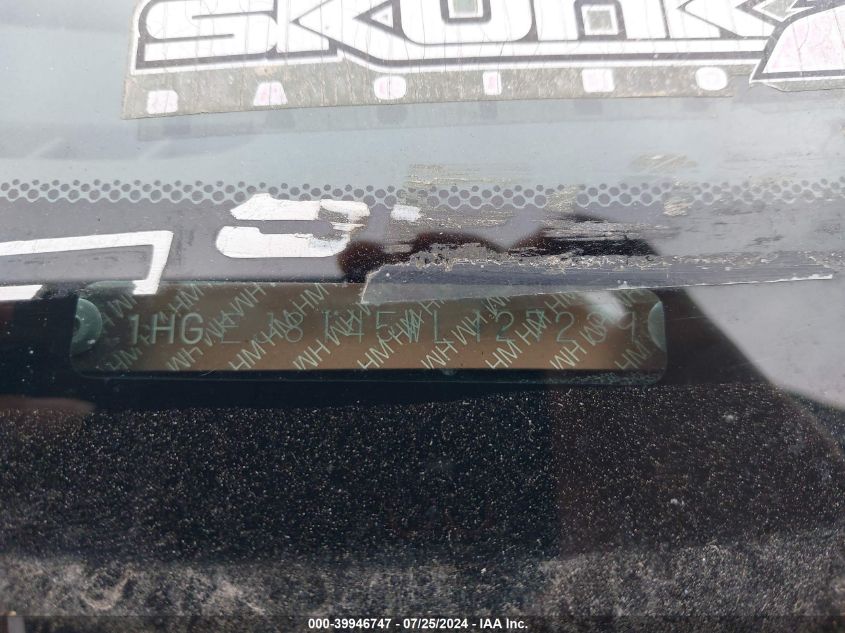 1998 Honda Civic Ex VIN: 1HGEJ8145WL127239 Lot: 39946747