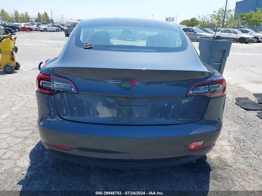 2018 Tesla Model 3 VIN: 5YJ3E1EA6JF038549 Lot: 39946753