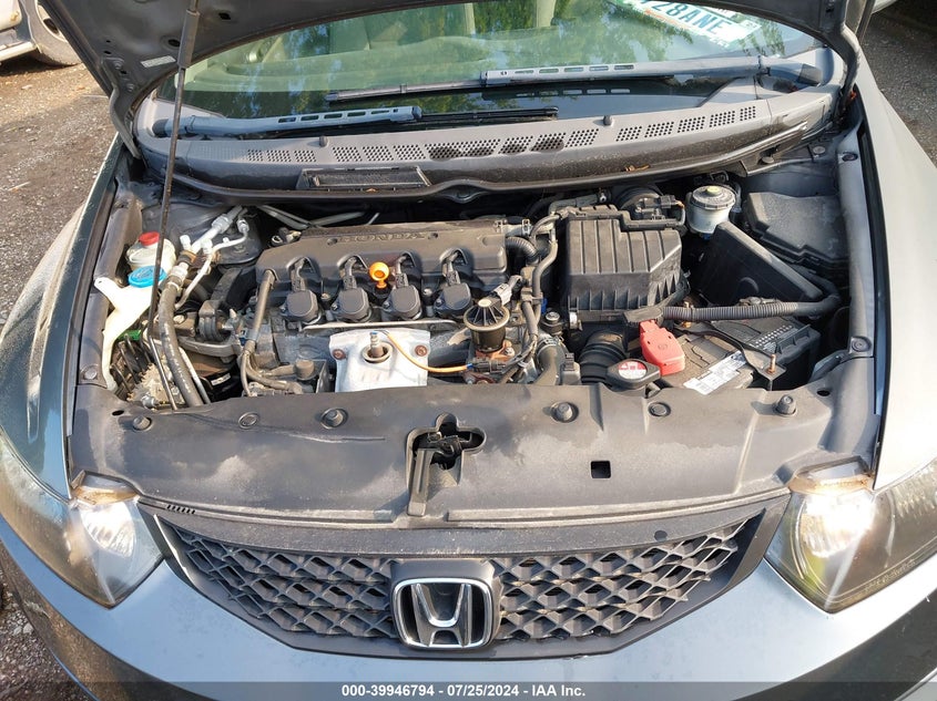 2009 Honda Civic Lx VIN: 2HGFG12609H524918 Lot: 39946794