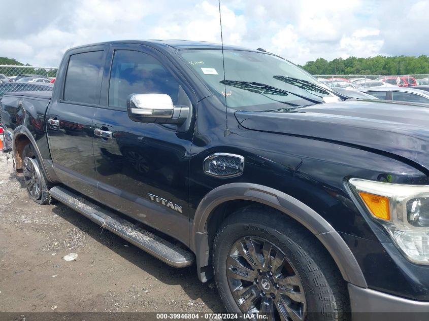 2017 Nissan Titan Platinum Reserve VIN: 1N6AA1E64HN502302 Lot: 39946804