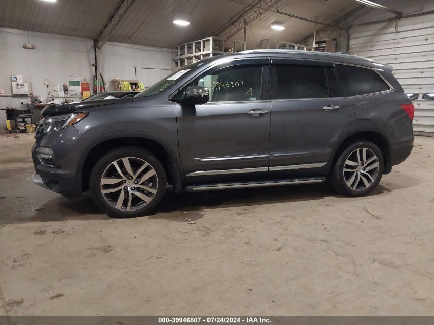 2018 Honda Pilot Elite VIN: 5FNYF6H09JB037754 Lot: 39946807