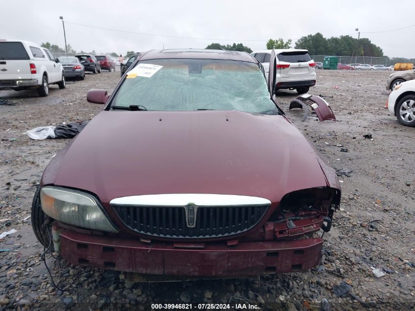 2002 Lincoln Ls V8 Auto VIN: 1LNHM87A22Y707797 Lot: 39946821