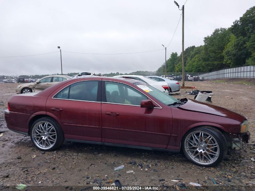 2002 Lincoln Ls V8 Auto VIN: 1LNHM87A22Y707797 Lot: 39946821