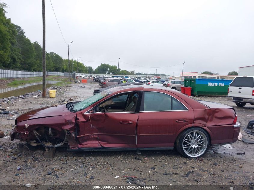 2002 Lincoln Ls V8 Auto VIN: 1LNHM87A22Y707797 Lot: 39946821