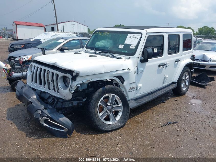 2020 Jeep Wrangler Unlimited Sahara 4X4 VIN: 1C4HJXEN4LW120947 Lot: 39946834