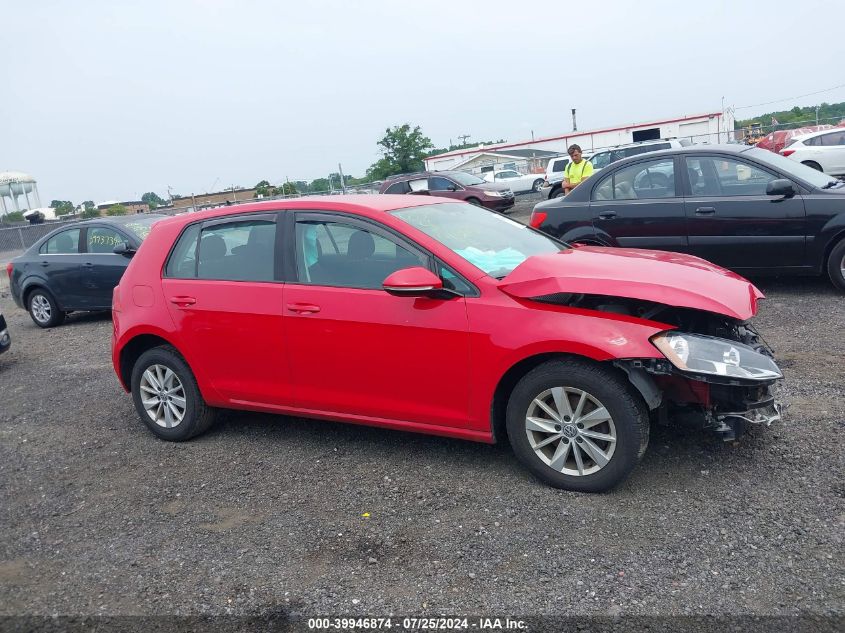 2017 Volkswagen Golf S/Wolfsburg VIN: 3VW117AU2HM066325 Lot: 39946874