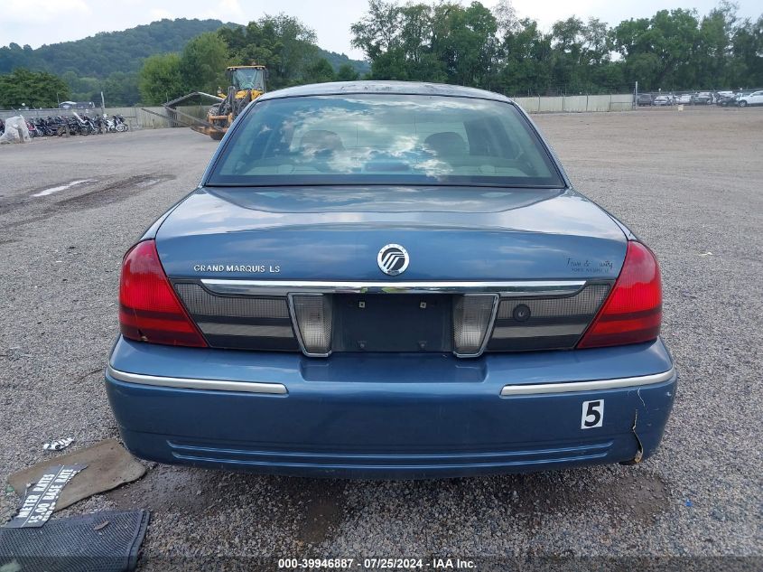 2008 Mercury Grand Marquis Ls VIN: 2MEFM75V38X605556 Lot: 39946887