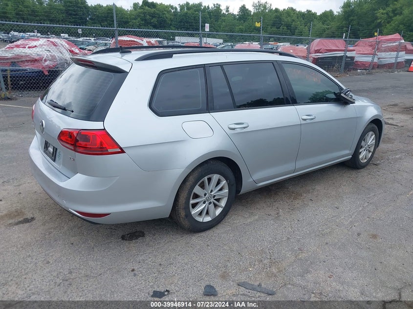 2016 VOLKSWAGEN GOLF SPORTWAGEN TSI S 4-DOOR - 3VWA17AU5GM503992