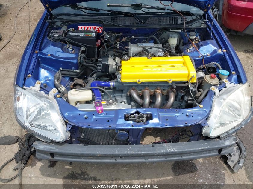 1999 Honda Civic Si VIN: 1HGEM1151XL082258 Lot: 39946919