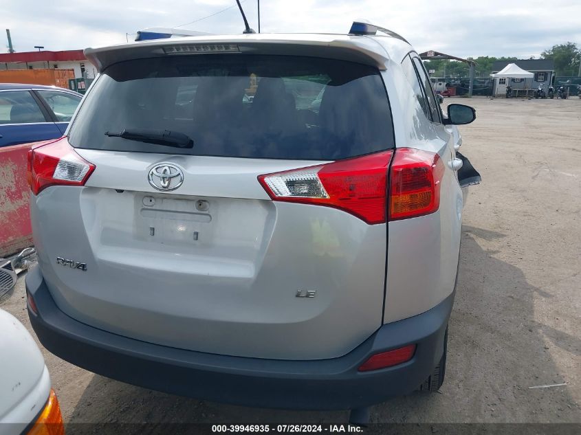 2015 Toyota Rav4 Le VIN: JTMZFREV2FJ028206 Lot: 39946935