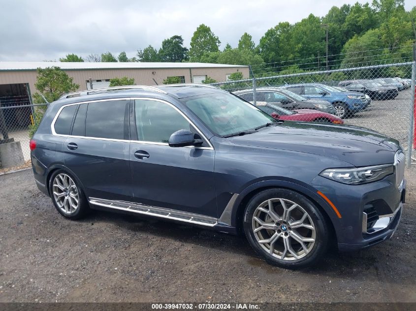 2019 BMW X7 xDrive50I VIN: 5UXCX4C51KLS38155 Lot: 39947032