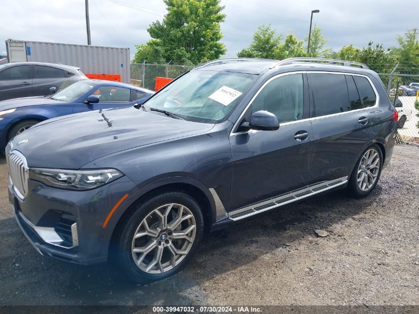 2019 BMW X7 xDrive50I VIN: 5UXCX4C51KLS38155 Lot: 39947032