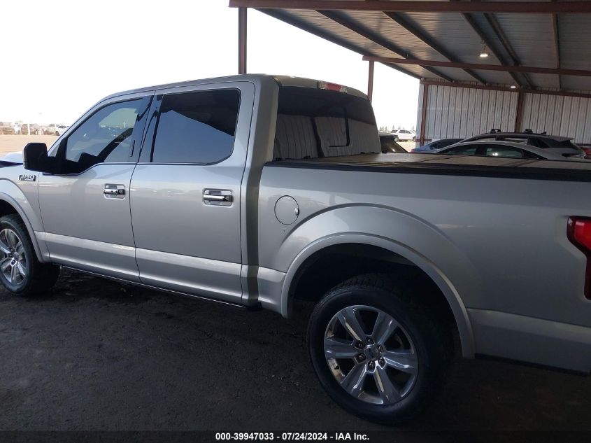 2019 Ford F150 Supercrew VIN: 1FTEW1E42KFB48799 Lot: 39947033