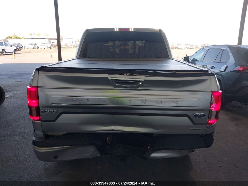 2019 Ford F150 Supercrew VIN: 1FTEW1E42KFB48799 Lot: 39947033