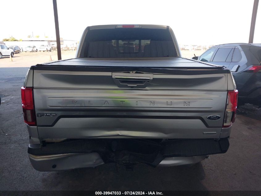 2019 Ford F150 Supercrew VIN: 1FTEW1E42KFB48799 Lot: 39947033