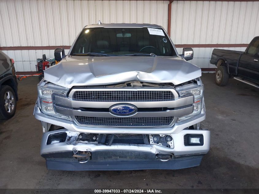 2019 Ford F150 Supercrew VIN: 1FTEW1E42KFB48799 Lot: 39947033