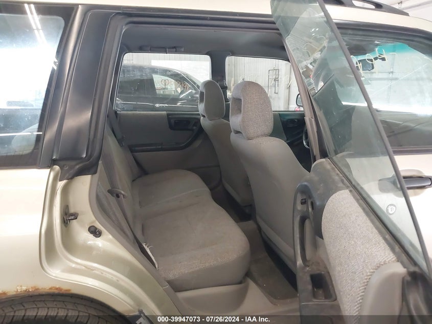 2002 Subaru Forester L VIN: JF1SF63582H750578 Lot: 39947073