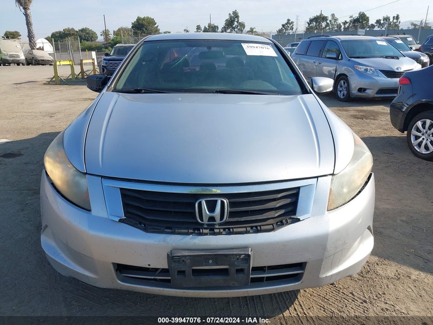 2009 Honda Accord 2.4 Lx VIN: 1HGCP26349A180596 Lot: 39947076