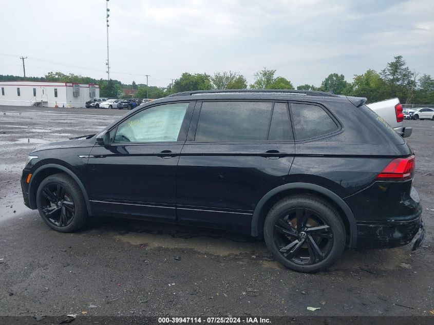 2024 Volkswagen Tiguan 2.0T Se R-Line Black VIN: 3VV8B7AX4RM002668 Lot: 39947114