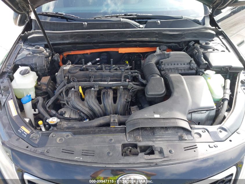 2013 Kia Optima Hybrid Lx VIN: KNAGM4AD7D5046989 Lot: 39947115