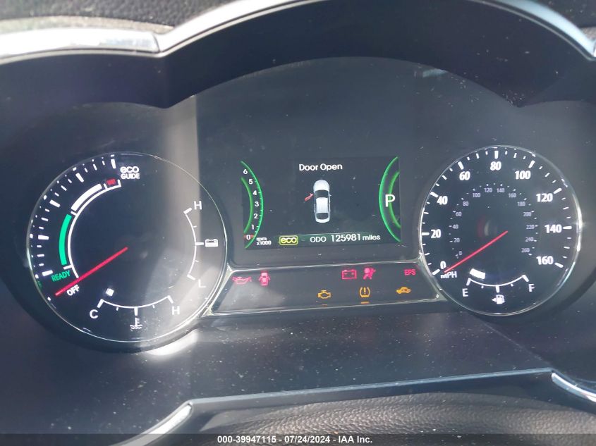 2013 Kia Optima Hybrid Lx VIN: KNAGM4AD7D5046989 Lot: 39947115