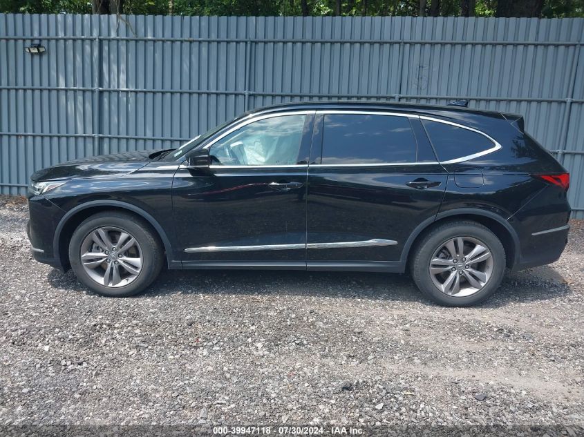 2022 Acura Mdx Standard VIN: 5J8YE1H32NL014529 Lot: 39947118