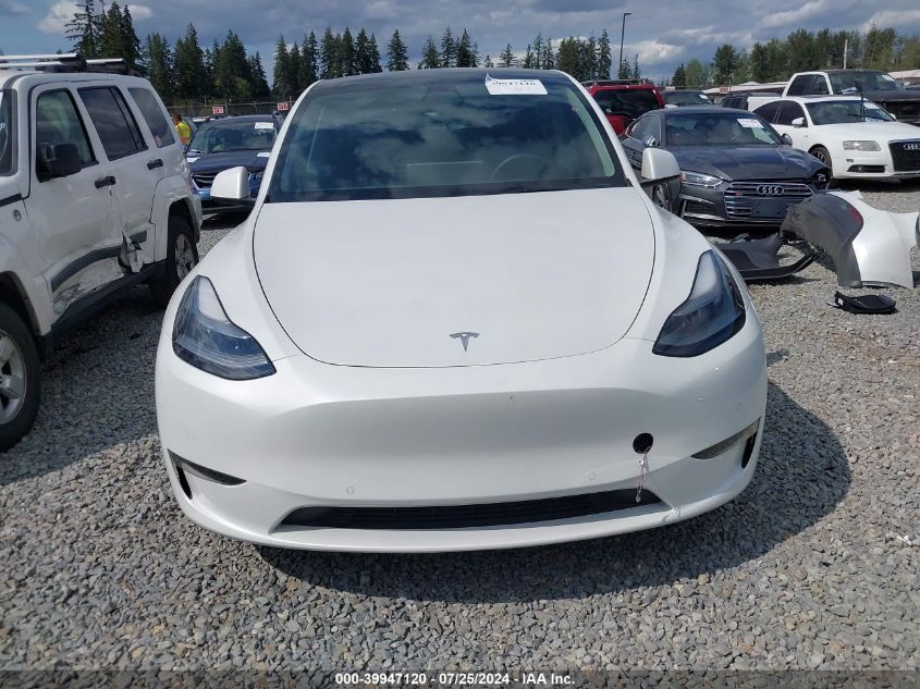 2021 Tesla Model Y Performance Dual Motor All-Wheel Drive VIN: 5YJYGDEF4MF258290 Lot: 39947120