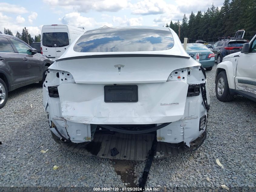 2021 Tesla Model Y Performance Dual Motor All-Wheel Drive VIN: 5YJYGDEF4MF258290 Lot: 39947120