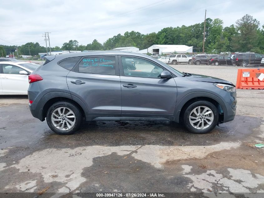 2016 Hyundai Tucson Se VIN: KM8J23A44GU117029 Lot: 39947126