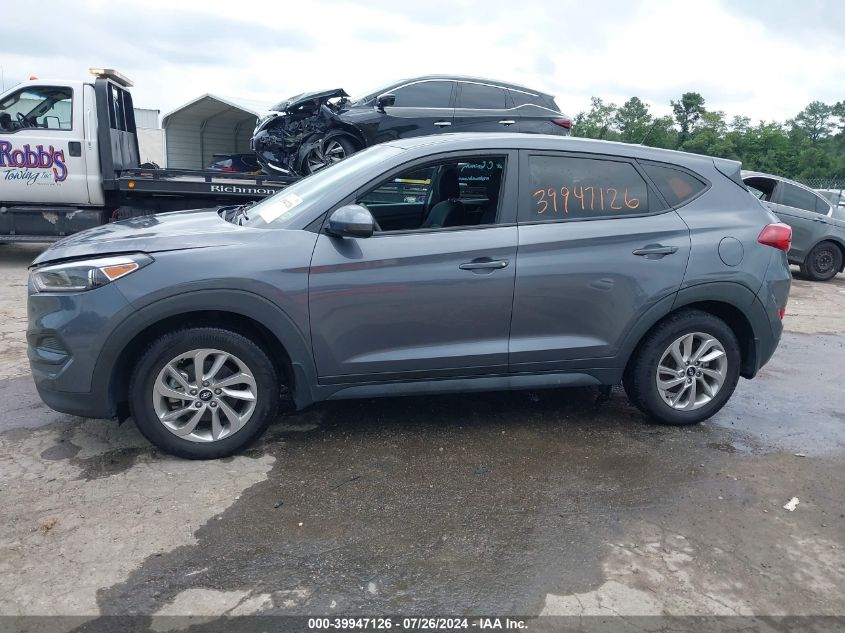 2016 Hyundai Tucson Se VIN: KM8J23A44GU117029 Lot: 39947126