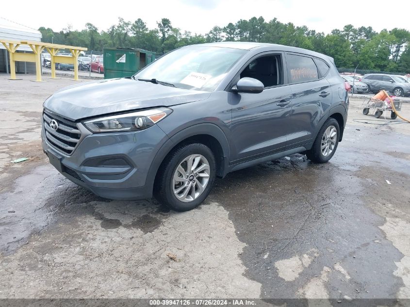 2016 Hyundai Tucson Se VIN: KM8J23A44GU117029 Lot: 39947126