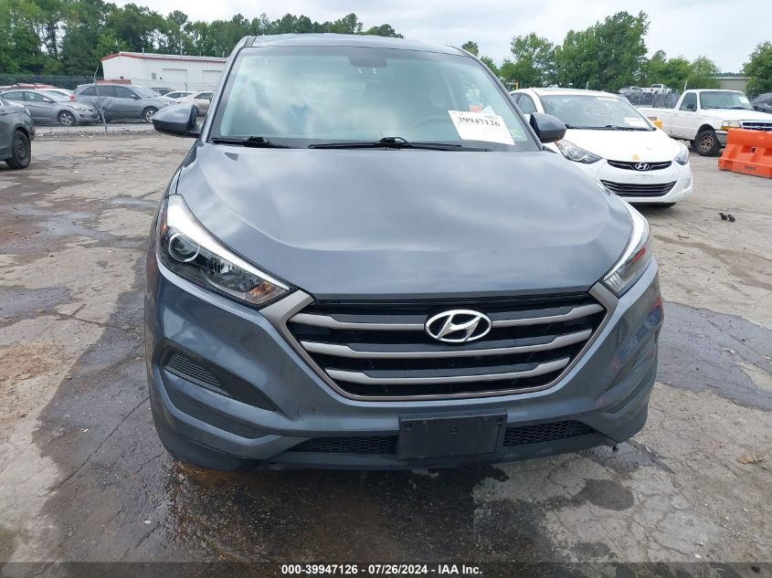 2016 Hyundai Tucson Se VIN: KM8J23A44GU117029 Lot: 39947126