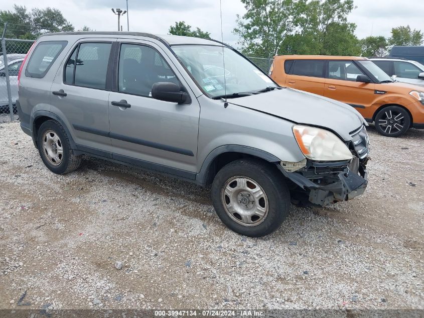 JHLRD78505C058672 2005 Honda Cr-V Lx