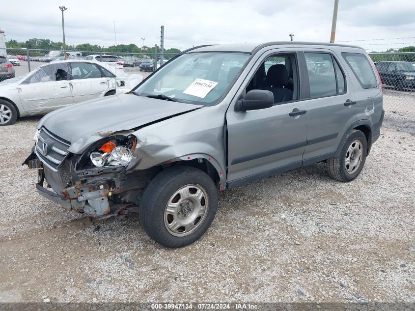 JHLRD78505C058672 2005 Honda Cr-V Lx