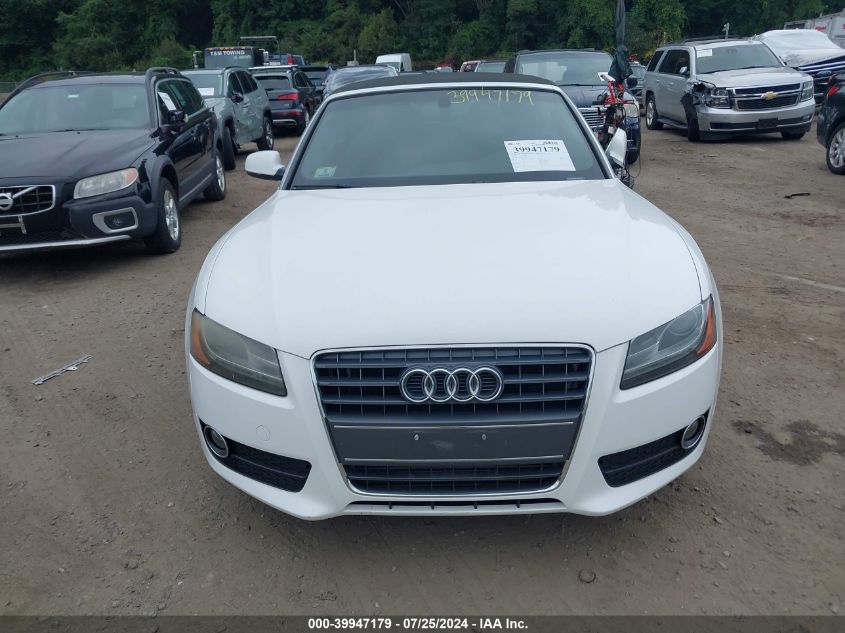 2010 Audi A5 2.0T Premium VIN: WAUJFAFH7AN005056 Lot: 39947179