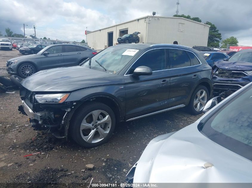 2023 Audi Q5 Premium Plus 45 Tfsi S Line Quattro VIN: WA1EAAFY2P2039641 Lot: 39947181