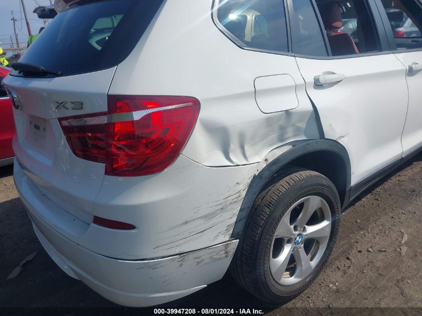 2011 BMW X3 xDrive28I VIN: 5UXWX5C56BL702379 Lot: 39947208