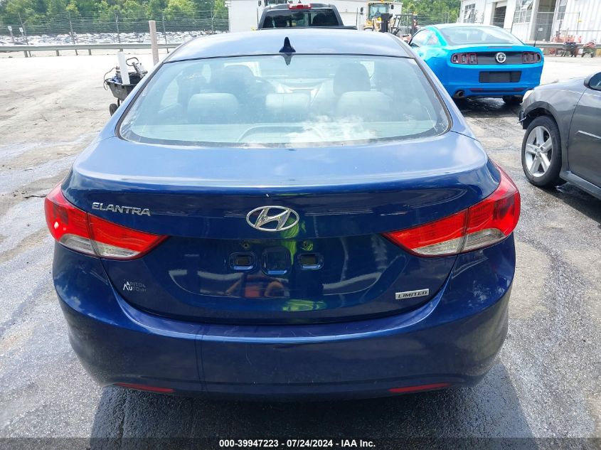 2013 Hyundai Elantra Limited VIN: KMHDH4AE3DU584819 Lot: 39947223