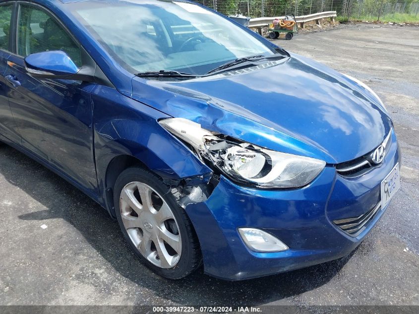 2013 Hyundai Elantra Limited VIN: KMHDH4AE3DU584819 Lot: 39947223