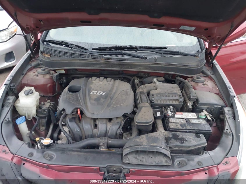 2012 Hyundai Sonata Gls VIN: 5NPEB4AC9CH490641 Lot: 39947229