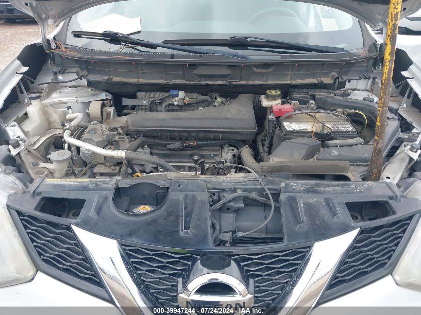 2016 Nissan Rogue Sv VIN: KNMAT2MT0GP668670 Lot: 39947244