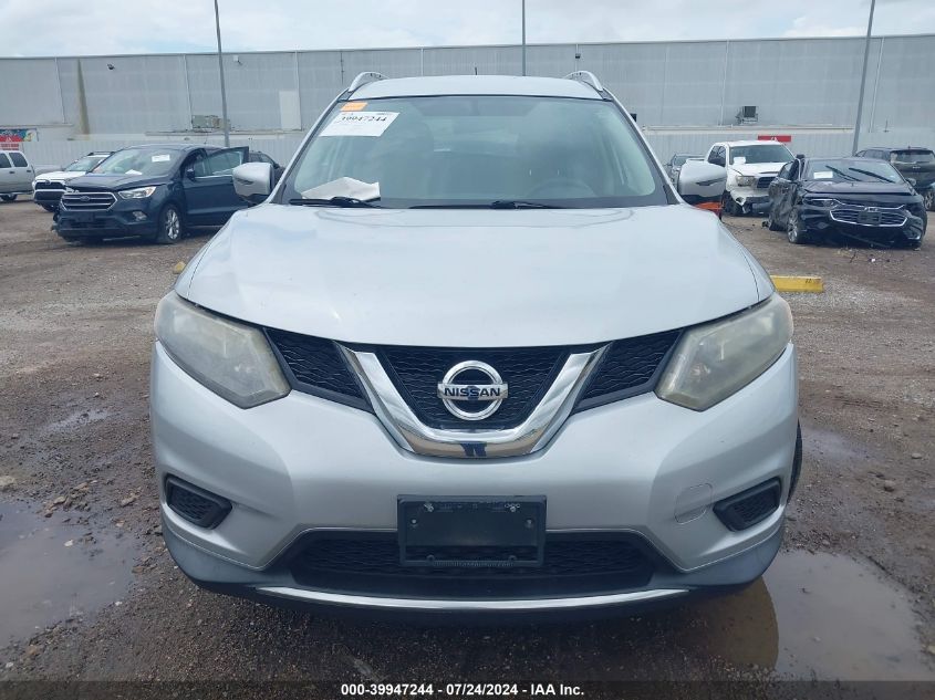 2016 Nissan Rogue Sv VIN: KNMAT2MT0GP668670 Lot: 39947244