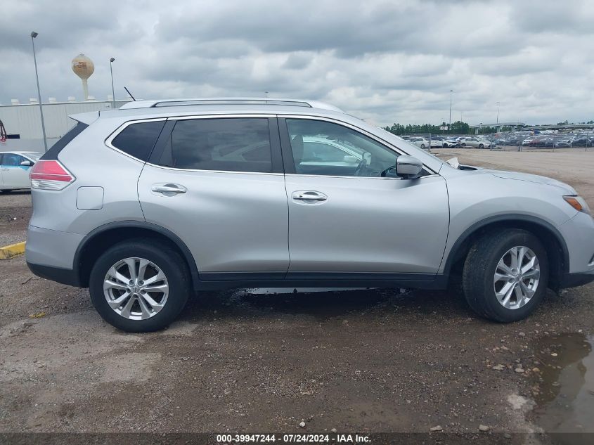 2016 Nissan Rogue Sv VIN: KNMAT2MT0GP668670 Lot: 39947244