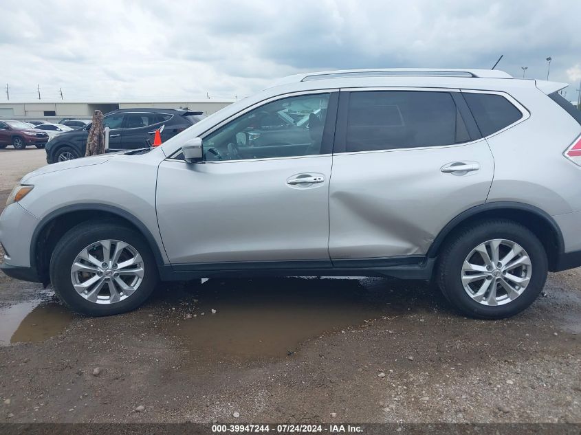 2016 Nissan Rogue Sv VIN: KNMAT2MT0GP668670 Lot: 39947244