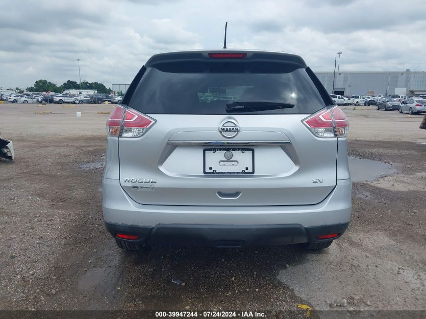 2016 Nissan Rogue Sv VIN: KNMAT2MT0GP668670 Lot: 39947244
