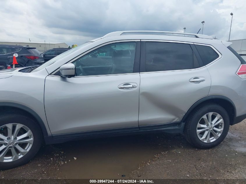 2016 Nissan Rogue Sv VIN: KNMAT2MT0GP668670 Lot: 39947244