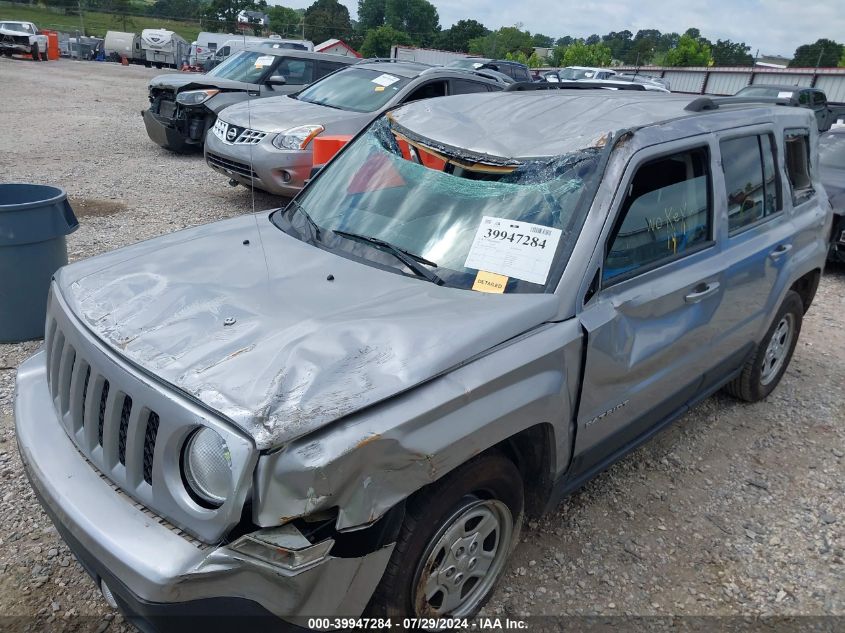 2017 Jeep Patriot Sport Fwd VIN: 1C4NJPBB9HD103805 Lot: 39947284