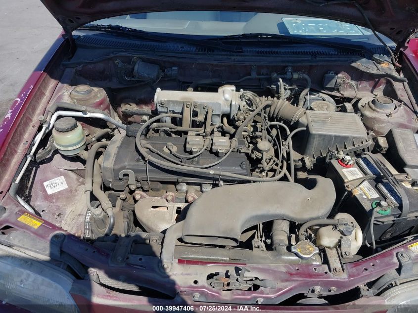 1995 Toyota Tercel Dx VIN: JT2EL56D4S0047256 Lot: 39947406