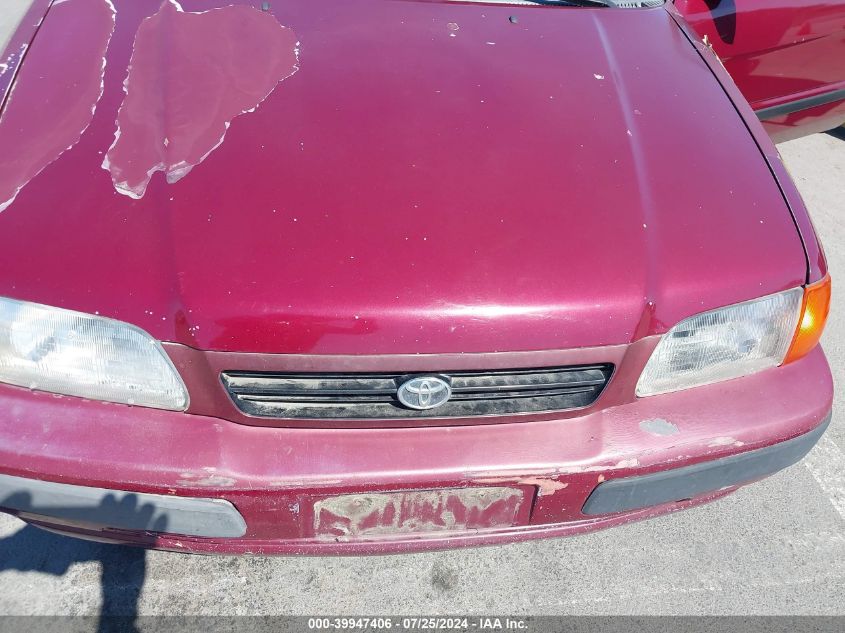 1995 Toyota Tercel Dx VIN: JT2EL56D4S0047256 Lot: 39947406