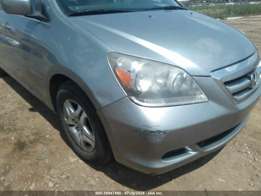 2007 Honda Odyssey Ex-L VIN: 5FNRL386X7B068343 Lot: 39947490